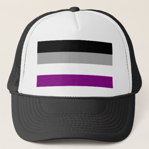 Asexual Pride Flag Trucker Hat