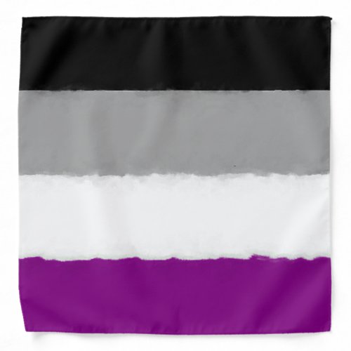 Asexual Pride Flag Watercolor Bandana