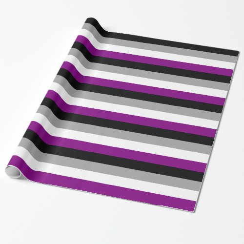 Asexual Pride Flag Wrapping Paper