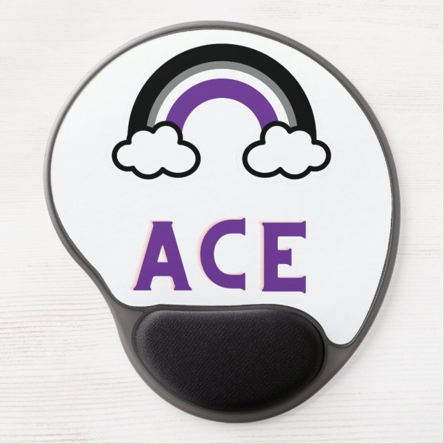 Asexual Pride Gel Mouse Pad (Front)