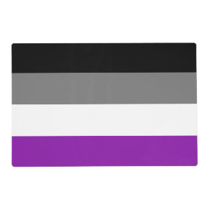 Asexual Pride, LGBTQ Pride, Striped Print Placemat