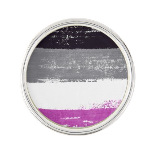 Asexual Pride Paint Lapel Pin