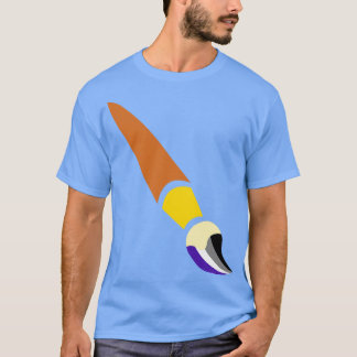 Asexual Pride Paintbrush T-Shirt
