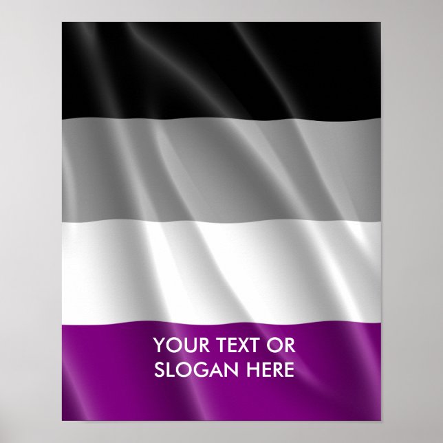 ASEXUAL PRIDE POSTER (Front)