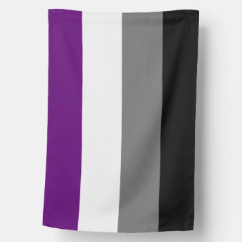 Asexual Pride Rainbow {{{ Ace | Demi | Grey }}} House Flag by WaywardMuse at Zazzle