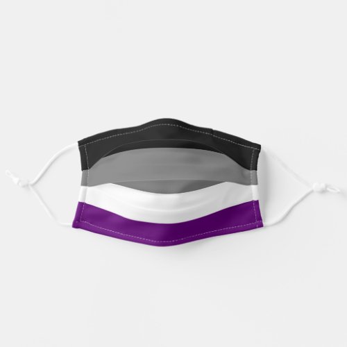 Asexual Pride Rainbow Flag  Ace  Demi  Grey  Adult Cloth Face Mask