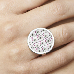 Asexual Pride Ring