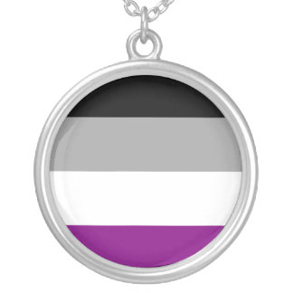 Asexual Pride Silver Plated Necklace