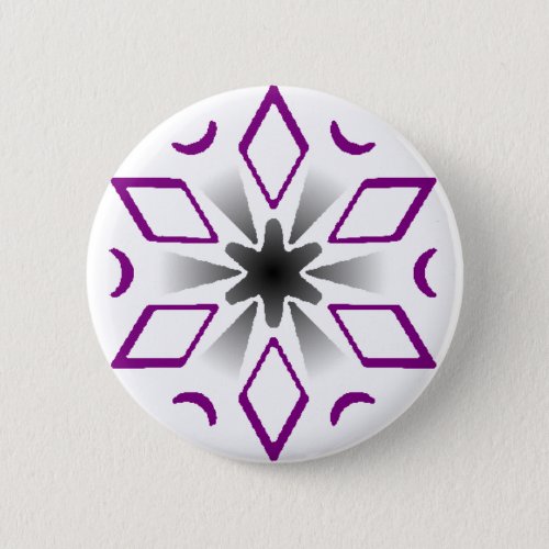 asexual pride snowflake pin