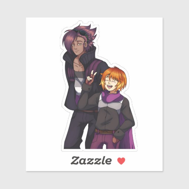 Asexual Pride Sticker (Sheet)