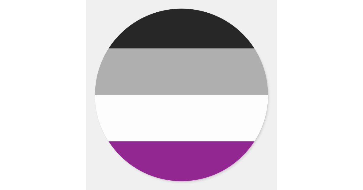 Asexual Pride Stickers | Zazzle