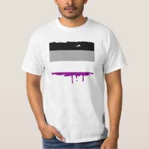 ASEXUAL PRIDE STRIPES DESIGN T-Shirt
