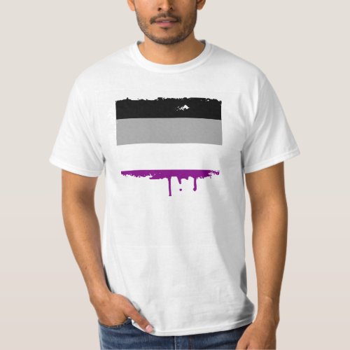 ASEXUAL PRIDE STRIPES DESIGN T_Shirt