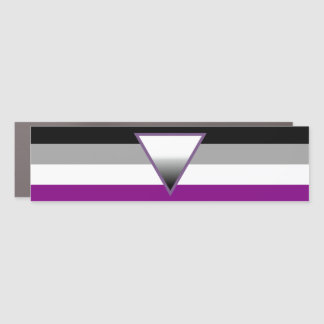 Asexual Pride T-Shirt Car Magnet