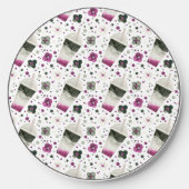 Asexual Pride Wireless Charger (Front)