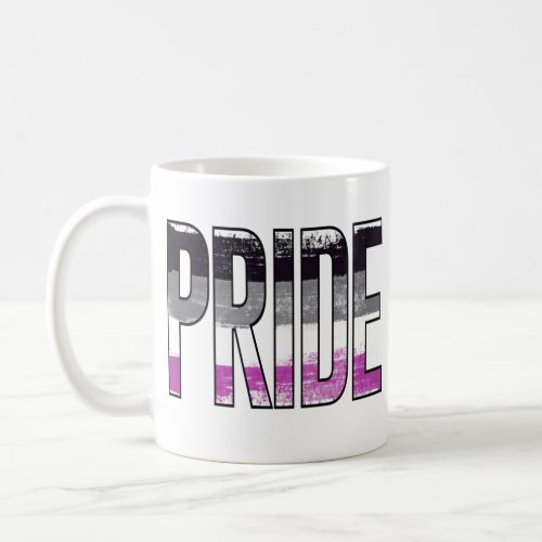 Asexual Pride Word Coffee Mug