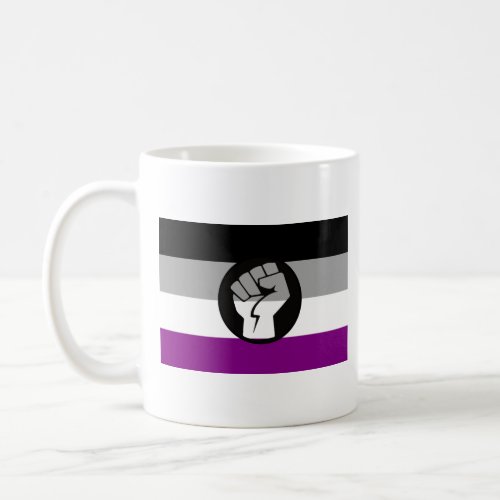 Asexual Protest Flag Coffee Mug
