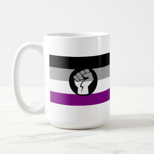 Asexual Protest Flag Coffee Mug