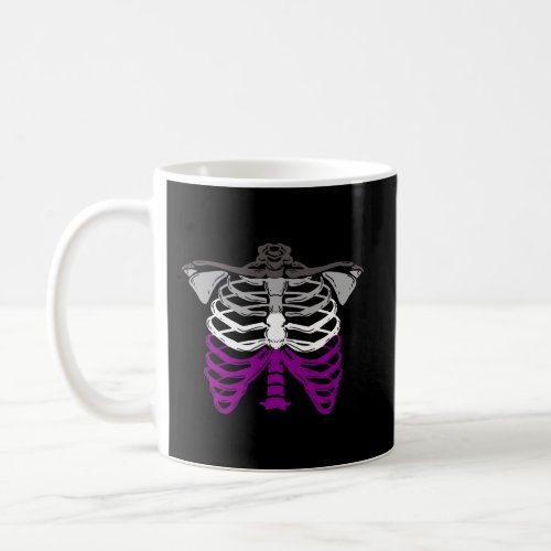 Asexual Ribcage Asexual Pride Coffee Mug