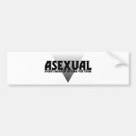 Asexual: There&#39;s More Of Us Than You Think Bumper Sticker at Zazzle