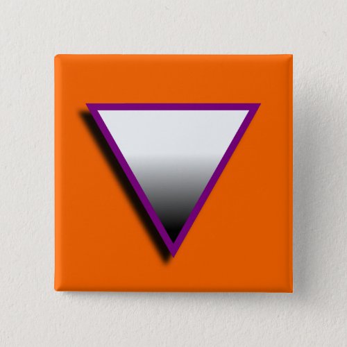 ASEXUAL TRIANGLE SYMBOL 3D PINBACK BUTTON