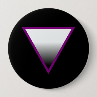 ASEXUAL TRIANGLE SYMBOL 3D PINBACK BUTTON