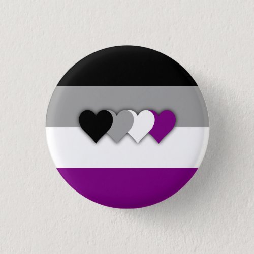 Asexuality flag button