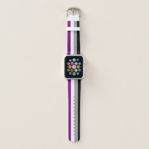 Asexuality Pride flag Apple Watch Band