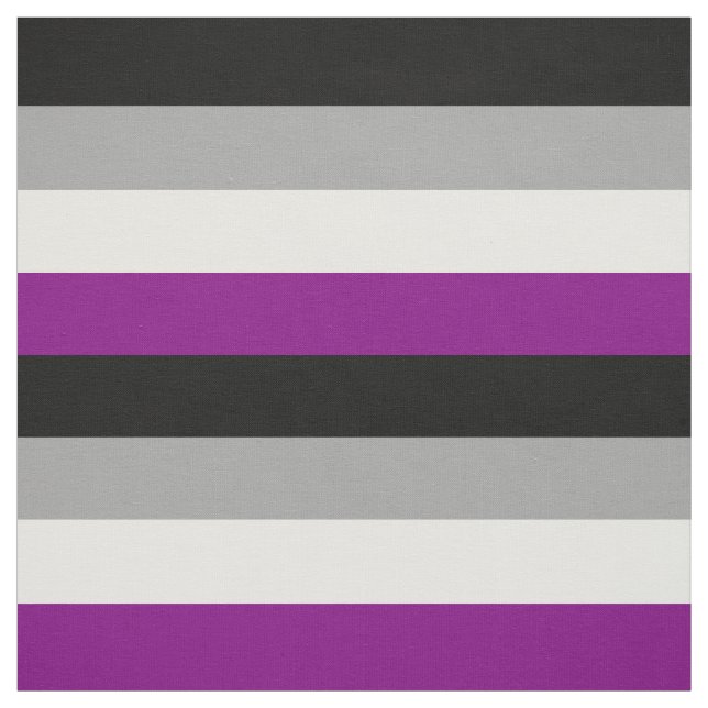 Asexuality pride flag fabric (Swatch)