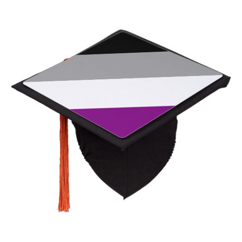 Asexuality Pride flag Graduation Cap Topper