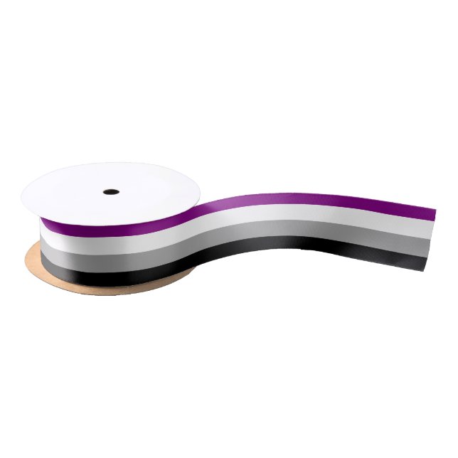 Asexuality pride flag ribbon (Spool)