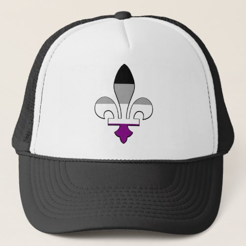 Asexuality pride fleur_de_lis  Hat