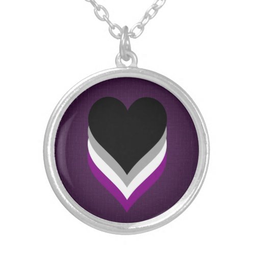 Asexuality pride hearts Necklace