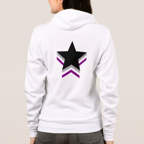 Asexuality pride stars  hoodie