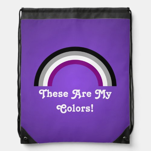 Asexuality rainbow pride Backpack
