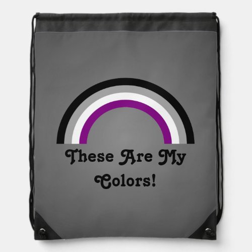Asexuality rainbow pride Backpack