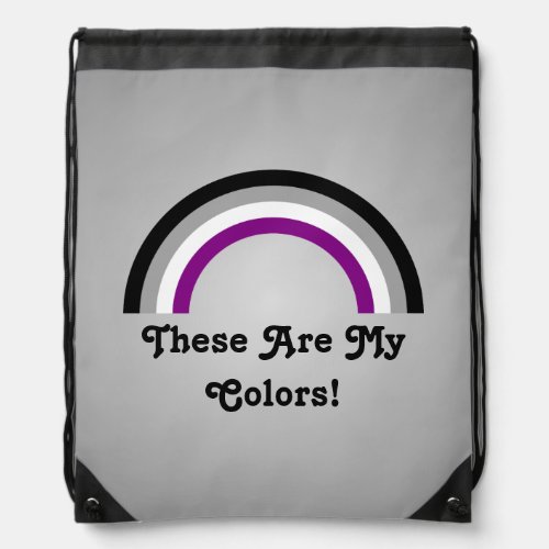 Asexuality rainbow pride Backpack