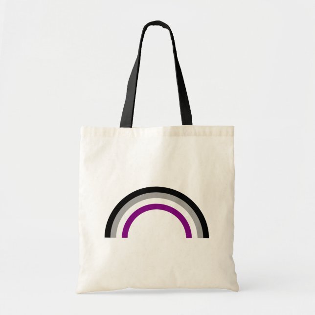 Asexuality rainbow pride Tote (Front)