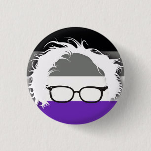 Asexuals for Bernie Sanders Pinback Button