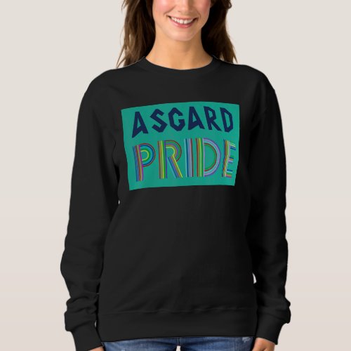 Asgard Pride Lgbt Pride Month Rainbow Lesbian Gay  Sweatshirt