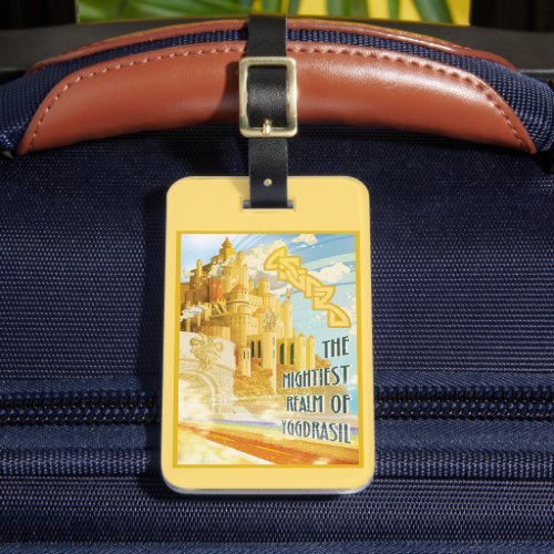 Asgard The Mightiest Realm of Yggdrasil Luggage Tag