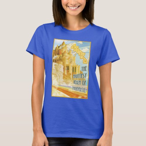 Asgard The Mightiest Realm of Yggdrasil T_Shirt
