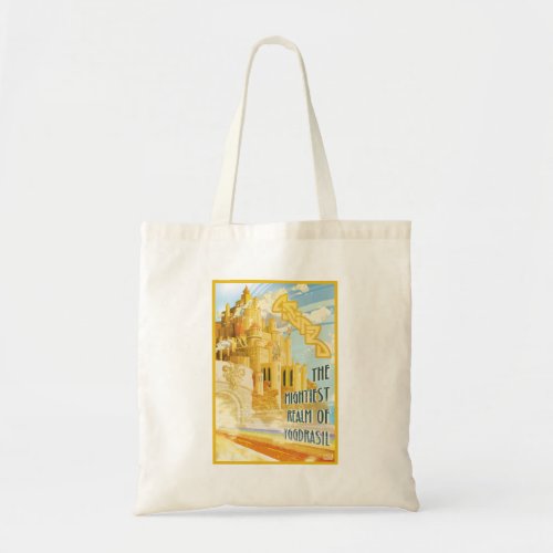 Asgard The Mightiest Realm of Yggdrasil Tote Bag