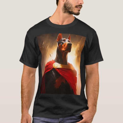 Asgardian Doberman Pinscher T_Shirt