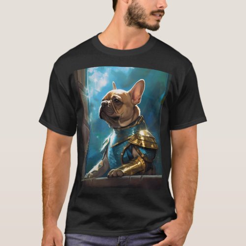 Asgardian French Bulldog 1 T_Shirt