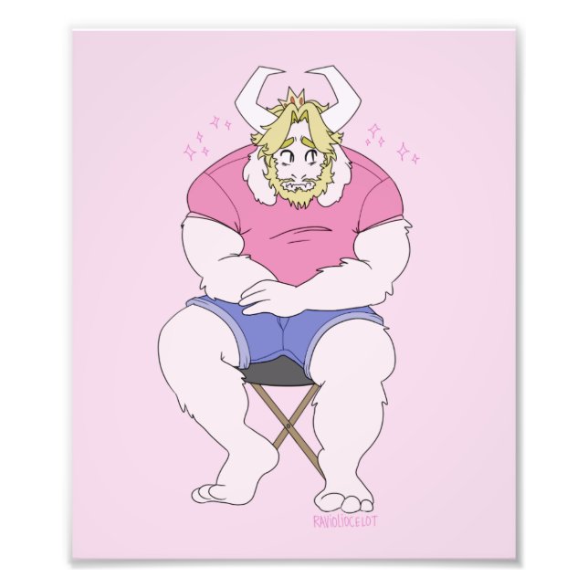 Asgore! Photo Print (Front)
