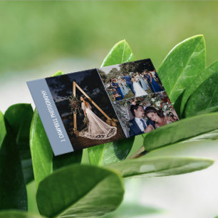 Ash Blue Photo Collage Professional Photographer Business Card