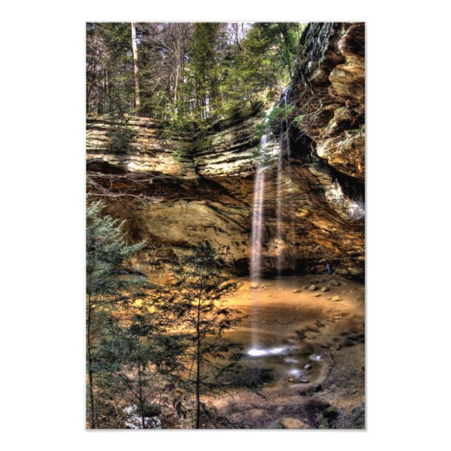 Ash Cave Falls, Hocking Hills, Ohio Photo Print (Front)