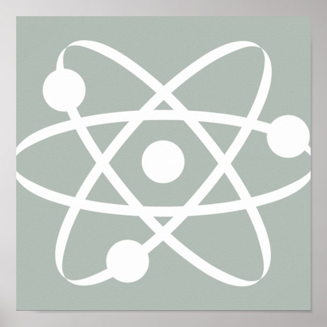 Ash Gray Atom Poster (Front)