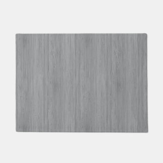Ash Gray Bamboo Wood Grain Look Doormat